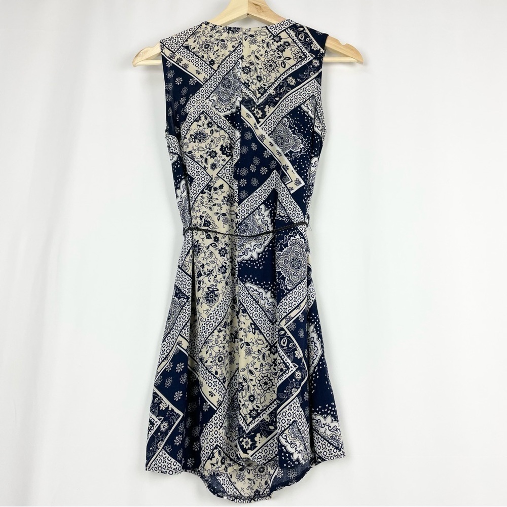 Boho Midi Dress with Floral/Geometric Pattern Size XS - Picture 2 of 8